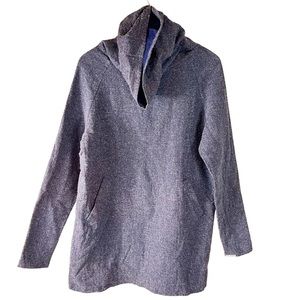 Icelantic Blue Cowl‎ Neck Tunic Dress Pockets Made in USA Medium